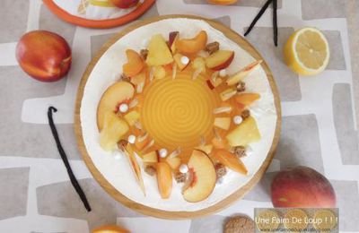 Cheesecake sans cuisson aux fruits d’été