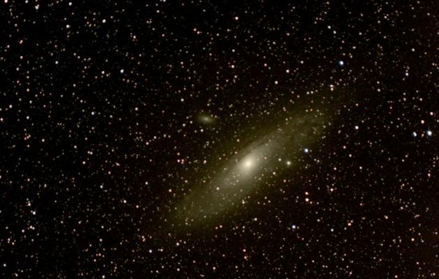 Le 09-10-2010 : Première prise de vues de la galaxie M31