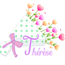 319 Blinkie, gif anime, pour toi, bouquet de fleur, coeur