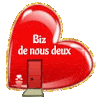 gif animé, blinkie,BISOUS,signature animee