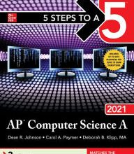[download pdf] 5 Steps to a 5: AP Computer Science A 2021
