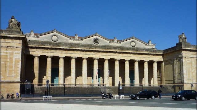 Le palais de justice de Bordeaux