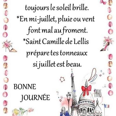 Dictons * Fête Camille * grille prénom !