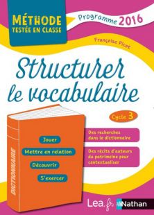 PICOT Structurer le vocabulaire CM1/CM2