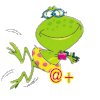 Gif animé, blinkie, animaux, @+, à plus tard 05