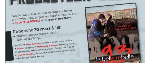 Projection-débat autour du film 93 la belle rebelle, 20 Mars aux Ulis (91)