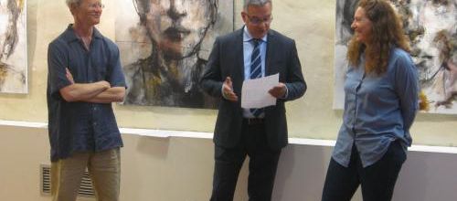 Pascal Girard à la Galerie del Gall à Palau del Vidre.