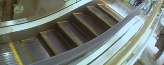 Voici l'escalator le plus petit du monde