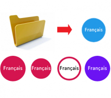 Icônes pour dossiers scolaires (Primaire et Collège) en téléchargement gratuit