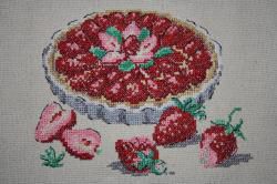 J'aime la tarte aux fraises.