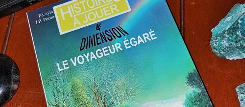 "Le voyageur égaré" un livre à jouer du genre "livre dont vous êtes le héros" qui m'a rappelé mon enfance.