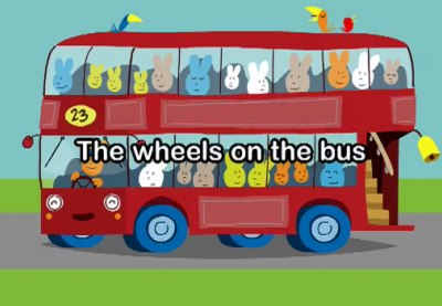 Let's sing in English: The Wheels On The Bus