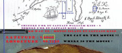 KO WAU TE, la dixième île aux trésors du capitaine William Kidd.  (Albert Fagioli) (Photo Google Earth)