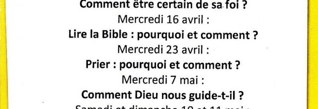 Le parcours Alpha a démarré