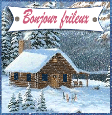bonne fin de semaine avec de la neige ici  