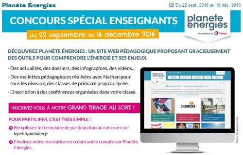Concours Planète Energies