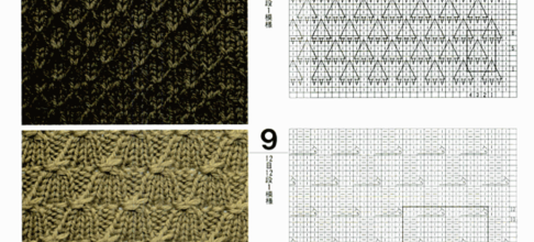 Tricot : points avec diagramme 1