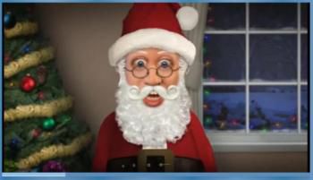 Le père Noël de chez les têtes à claques!