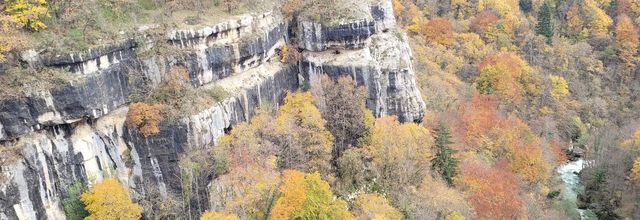 CR de la rando vendredi petite journée du 31/10/ 2025 : circuit des 3 ponts à Chatillon-en-Michaille dans l'Ain .  