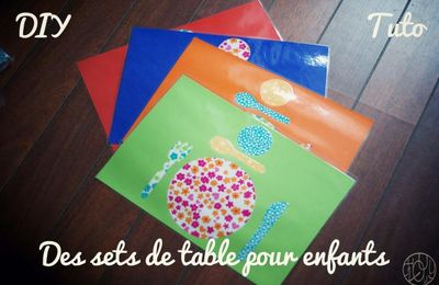 DIY Tutoriel : Des sets de table Montessori