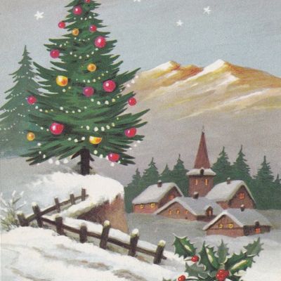 Cartes de voeux vintages