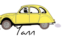 Signature animée en 2 CV