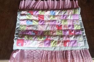 Dessus de lit en patchwork