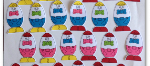 Mathoeufs découpés à la machine