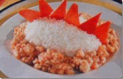 DRAGON DE RIZ AU POULET (plat unique)