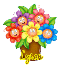 417 - Fleurs chanteuses, blinkie, gif anime