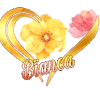 622 - Coeur d' automne - signature animée, blinkie, gif