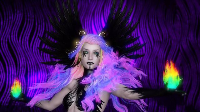 Fond d'écran : Femme spectre fantasy (DazStudio)