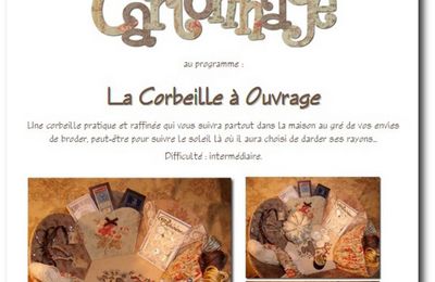 Cartonnage : la Corbeille à Ouvrage