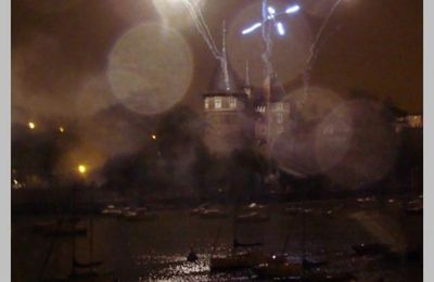 Feu d'artifice à Pornic décembre 2011