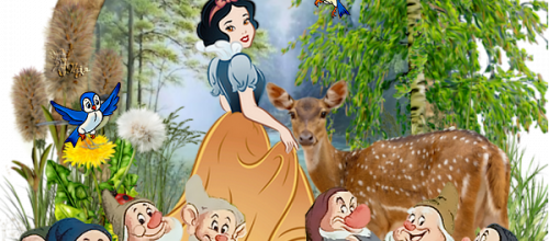  Blanche neige .