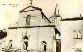 ESSAI DE RECONSTITUTION   De l’ancienne église de Saint-Symphorien-de-Lay (1937)