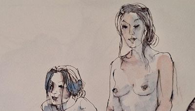 Lundi - Quatre poses variées.