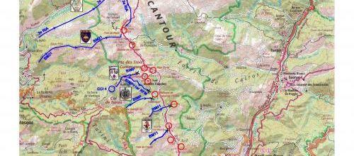 * Etape n° 45 - Début de l'offensive sur l'AUTHION - Journée du 10 Avril 1945
