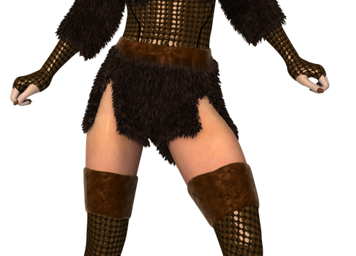 Tube femme des bois (render-image)