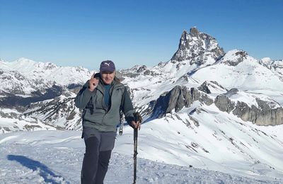 Pic de Canaourouye (2347 m.) sur neige