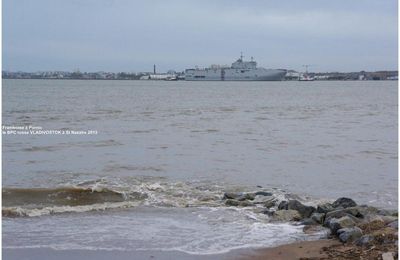 Le BPC russe VLADIVOSTOK à St Nazaire 2013