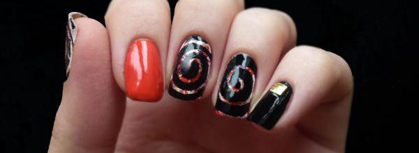 Nail Art Skitlette en spirales + grosse galère + vidéo