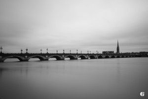 Bordeaux sous les nuages