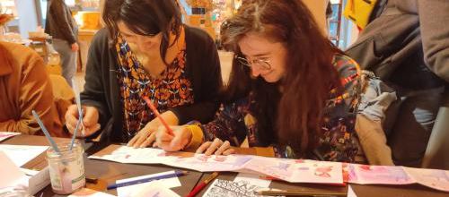 J'ai fait un atelier avec Eva Chatelain + Pop up à Paris