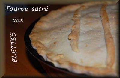 Tourte sucré aux blettes