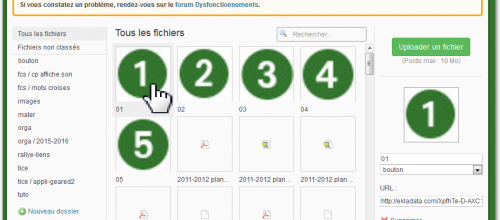 Une nouvelle médiathèque Pour gérer ses fichiers sur son Eklablog