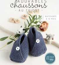 {pdf download} Adorables chaussons au tricot  - Naissance à 12 mois