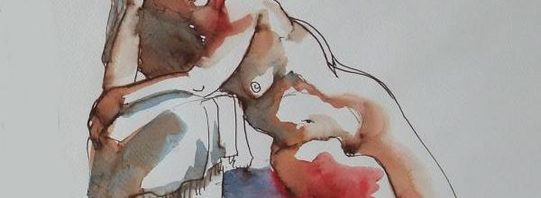 Lundi - Une pose assise et en appui.