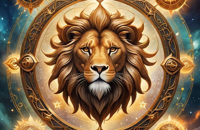 Signe du zodiaque "Lion" avec Intelligence Artificielle 8