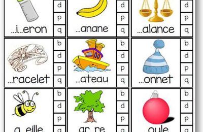 Atelier autonome : confusion B D P Q